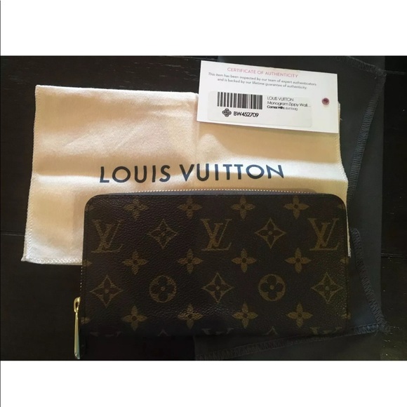Louis Vuitton Monogram Wallet Pink Inside Wallet